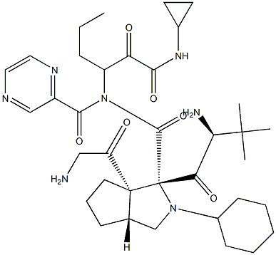 テラプレビル-D4 化学構造式
