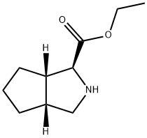 (1S,3aR,6aS)-ethyl octahydrocyclopenta[c]pyrrole-1-carboxylate Structure