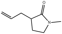 1-Methyl-3-(2-propen-1-yl)-2-Pyrrolidinone 化学構造式