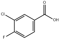 3-Chloro-4-fluorobenzoic acid Structure