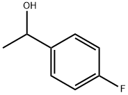 4-フルオロ-α-メチルベンジル アルコール 化学構造式