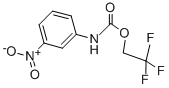 2,2,2-TRIFLUOROETHYL 3-NITROPHENYLCARBAMATE Struktur