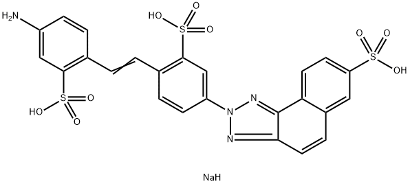 40301-09-5 2-[4-[2-(4-氨基-2-磺苯基)乙烯基]-3-磺苯基]-2H-萘并[1,2-D]三唑-5-磺酸三钠盐