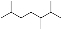 2,3,6-Trimethylheptane. Struktur