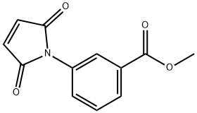 3-(2,5-二氧代-2,5-二氢-1H-吡咯-1-基)苯甲酸甲酯,40349-50-6,结构式
