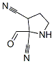 2,3-Pyrrolidinedicarbonitrile, 2-formyl- (9CI)|