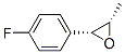 Oxirane, 2-(4-fluorophenyl)-3-methyl-, (2R,3S)- (9CI) Struktur