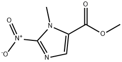 3-Methyl-2-nitro-3H-imidazole-4-carboxylic acid methyl ester Structure