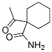 Cyclohexanecarboxamide, 1-acetyl- (9CI) Structure