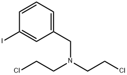 N,N-Bis(2-chloroethyl)-m-iodobenzylamine,40372-95-0,结构式