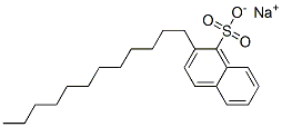 Dodecylnaphthalenesulfonic acid, sodium salt 化学構造式