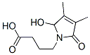 1H-Pyrrole-1-butanoic acid, 2,5-dihydro-2-hydroxy-3,4-dimethyl-5-oxo- (9CI),403820-40-6,结构式