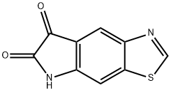 5H-Pyrrolo[3,2-f]benzothiazole-6,7-dione(9CI) 化学構造式