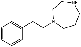 1-(2-苯乙基)高哌嗪, 40389-67-1, 结构式