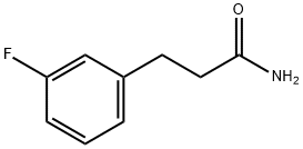 BenzenepropanaMide, 3-fluoro- 化学構造式