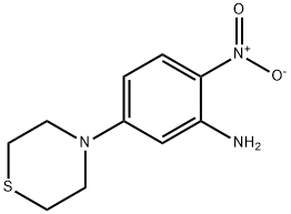 2-Nitro-5-(thiomorpholin-4-yl)aniline Structure