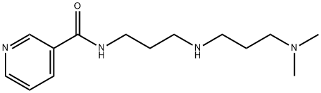 N-[3-(3-DIMETHYLAMINO-PROPYLAMINO)-PROPYL]-NICOTINAMIDE Structure