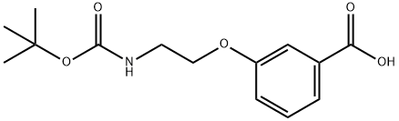 3-[2-(BOC-AMINO)ETHYLOXY]BENZOIC ACID Structure