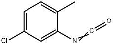 5-氯-2-甲基苯基异氰酸酯, 40411-27-6, 结构式