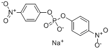 ビス(4-ニトロフェニル)りん酸 ナトリウム 化学構造式