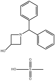 1-BENZHYDRYLAZETAN-3-OL Struktur