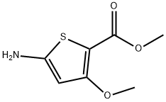 2-Thiophenecarboxylicacid,5-amino-3-methoxy-,methylester(9CI) 结构式