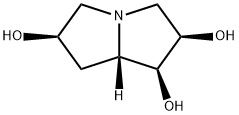 1H-Pyrrolizine-1,2,6-triol, hexahydro-, (1S,2R,6R,7aS)- (9CI) 化学構造式