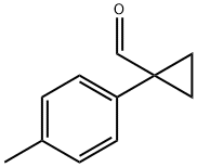 1- (4-甲基苯基)环丙烷甲醛 结构式