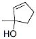 1-methylcyclopent-2-en-1-ol 化学構造式