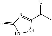 3H-1,2,4-Triazol-3-one, 5-acetyl-1,2-dihydro- (9CI) 化学構造式