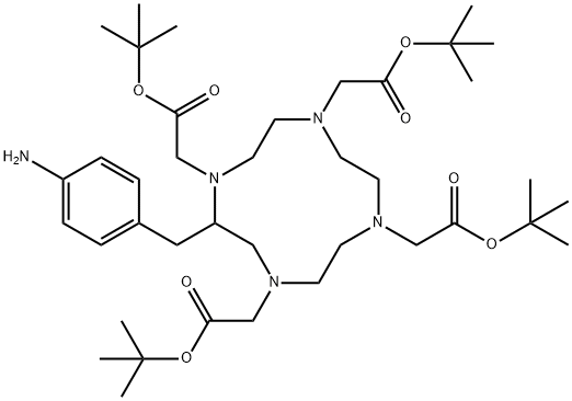 1,4,7,10-Tetraazacyclododecane-1,4,7,10-tetraacetic acid, 2-[(4-aMinophenyl)Methyl]-, tetrakis(1,1-diMethylethyl) ester|