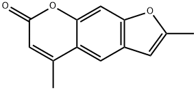 4,5-dimethylpsoralen Struktur