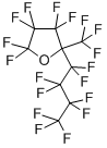 ヘプタフルオロ（ペルフルオロブチル）オキソラン 化学構造式