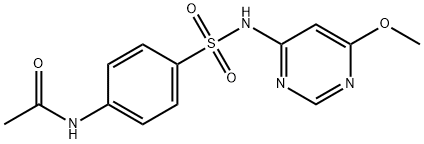 N4-乙酰基磺胺间甲氧嘧啶,4049-01-8,结构式