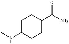 Cyclohexanecarboxamide, 4-(methylamino)- (9CI) 化学構造式