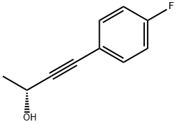 3-Butyn-2-ol,4-(4-fluorophenyl)-,(2R)-(9CI) Struktur