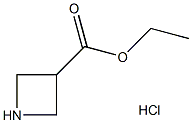 ETHYL 3-AZETIDIN-CARBOXYLATE HCL 化学構造式
