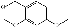 3-(CHLOROMETHYL)-2,6-DIMETHOXYPYRIDINE Structure