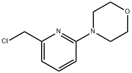 4-[6-(CHLOROMETHYL)PYRIDIN-2-YL]MORPHOLINE 结构式