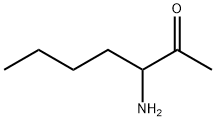 2-Heptanone, 3-amino- (9CI) 化学構造式