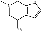 Thieno[2,3-c]pyridin-4-amine, 4,5,6,7-tetrahydro-6-methyl- (9CI) 结构式