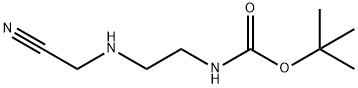 Carbamic acid, [2-[(cyanomethyl)amino]ethyl]-, 1,1-dimethylethyl ester (9CI) Struktur