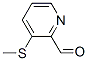 2-Pyridinecarboxaldehyde, 3-(methylthio)- (9CI) Struktur