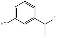 3-(ジフルオロメチル)フェノール 化学構造式