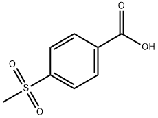 4 - (метилсульфонил) бензойной кислоты структура
