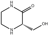 Piperazinone, 3-(hydroxymethyl)-, (3S)- (9CI) Structure