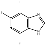 1H-Imidazo[4,5-c]pyridine,  4,6,7-trifluoro-  (9CI) 化学構造式