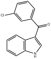 (3-CHLORO-PHENYL)-(1H-INDOL-3-YL)-METHANONE Structure