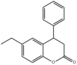 6-乙基-4-苯基-2-苯并二氢吡喃酮,405277-43-2,结构式