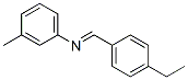 Benzenamine, N-[(4-ethylphenyl)methylene]-3-methyl- (9CI),405287-65-2,结构式